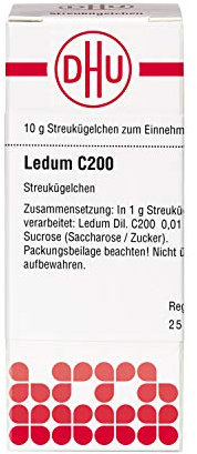 DHU Ledum C200 Streukügelchen, 10 g Globuli
