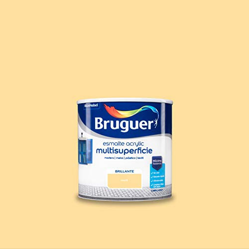Bruguer Acrylic Multisuperficie Esmalte al agua Brillante Marfil 250 ml