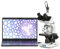 AmScope M83EZ-C03S OMAX 40X-2500X LED Digital Trinocular Lab Compound-Mikroskop mit USB-Kamera und mechanischem Tisch