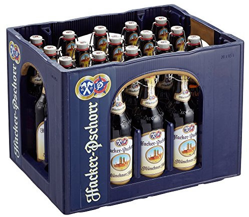 Hacker Pschorr Münchner Hell Bügel Helles MEHRWEG (20 x 0.5 l)