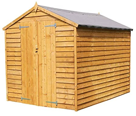 6.5ft W x 8ft D Wooden Storage Shed