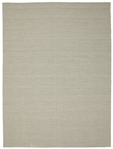 RugVista, Kelim Loom, Teppich, Mittelflor Teppich, 250 x 350 cm, Rechteckiger, Moderner Kelim Teppich, Wolle, Flur, Schlafzimmer, Küche, Wohnzimmer, Hellgrau/Beige, Grau