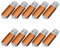 Yaxiny Lot de 10 clés USB 2.0 4 Go Orange.