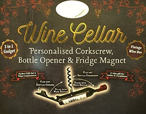 Bottle Opener/Corkscrew ~ Names (T) ~ Corkscrew/Bottle Opener & Fridge Magnet (Tony)