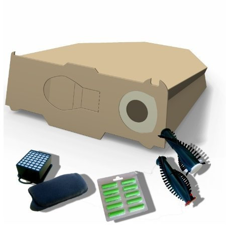 Staubbeutel-Profi®, 20 Staubsaugerbeutel, Hepafilter, Geruchsfilter, Duftstäbchen, Rundbürsten als Sparset geeignet für Vorwerk Kobold 130 131