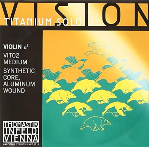 Thomastik-Infeld VIT02 Saiten für Violine Vision Titanium Solo A mittel (4/4 Geige)