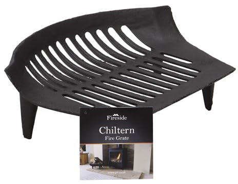 JVL Cast iron Chiltern Fireside log coal fire grate
