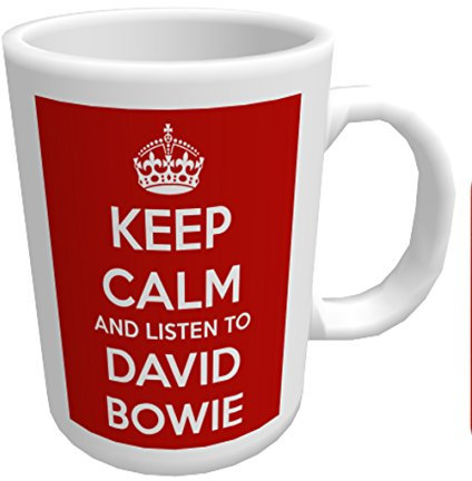 Keep Calm and Listen To David Bowie – Keramik Tasse –