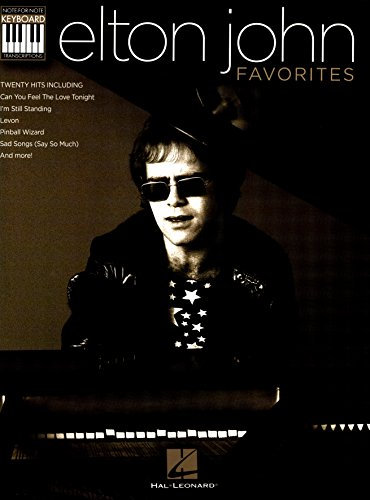 Elton John Favorites Songook: Note-for-Note Keyboard Transcriptions (Keyboard Recorded Versions) (English Edition)