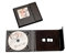 Elegantdisk Leder DVD/USB-Case cm mit Bildfenster. USB Tasche mit DVD Slot. Album für USB, DVD und Foto (Schwarz, USB+1CD)