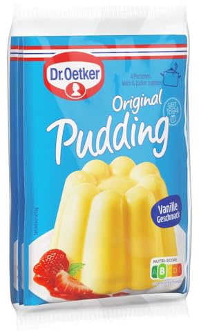 Dr. Oetker Pudding-Pulver Vanille, 3 Päckchen, je 500 ml, 111 g