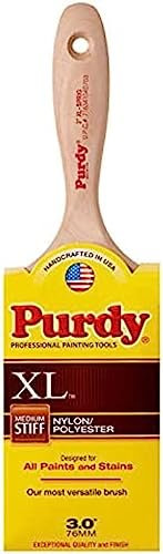 Purdy Pinceau XL en Nylon/Polyester à Bordure Plate, mélange, Multicolore, 7,6 cm