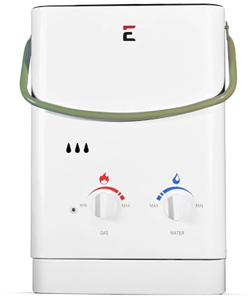 Eccotemp CEL5 Portable Tankless Water Heater, 30mbar