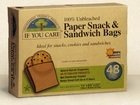 IF YOU CARE, BAGS,SNDWCH/SNACK,UNBLCHD 48 CT