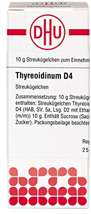 THYREOIDINUM D 4 Globuli 10 g