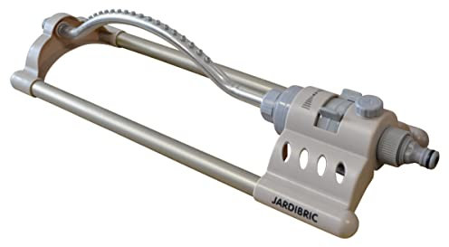 Jardibric - Arroseur Oscillant 18 Buses 500L/h - Arrosez Efficacement Votre Jardin avec Une Couverture Uniforme grâce à Ses 18 Buses