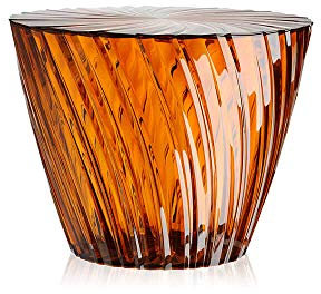 Kartell Sparkle 8805 Tavolino, PMMA, Naranja (Amber)