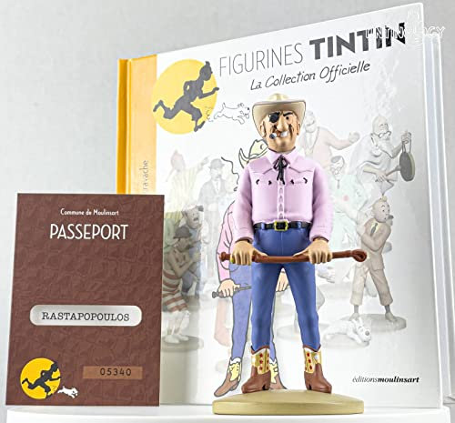 Moulinsart Collection Figurine Tintin Rastapopoulos Holding a Whip 42202 (2016)