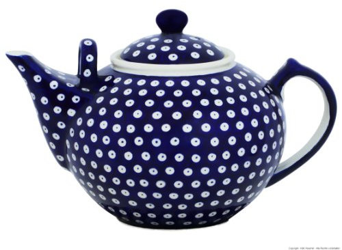 Bunzlauer Keramik – Muy Grandes Tetera Cafetera/Tetera para Infusiones – 2.9 l, con una segunda Asa decorada 42