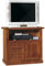 Mobile porta tv, stile classico, in legno massello e mdf con rifinitura in noce lucido - Mis. 84 x 40 x 80