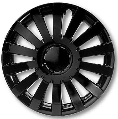 Albrecht 13 Zoll Radkappen schwarz für Stahlfelgen - Wind Radzierblenden aus hochwertigem Kunststoff - Langlebige Radblenden in originaler Albrecht Verpackung - Made in EU