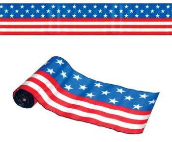 Beistle Tischläufer USA 7,62 m
