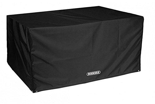 Bosmere D560 Storm Black Housse pour Table de Jardin de 8 Places Rectangulaire Noir 196 x 114 x 71 cm