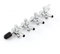 sourcing map Aquarium 4-Way Inline Air Flow Pump Tubing Lever Control Valve