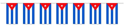Everflag Papierfahnen-Kette 5m : Kuba