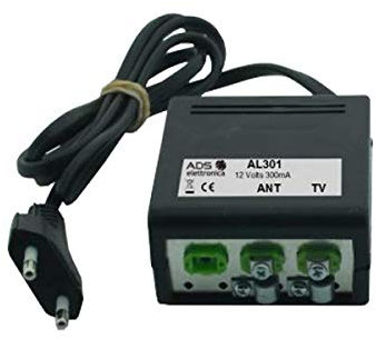 Alimentation Retro TV SW stabilisé avec sortie en DC (12 V – 300 mA) et négatif à masse.