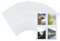 HERMA 7560 Fotohüllen für Ordner, 250 Stück, 9x13 cm, 4 Fächer geteilt, beidseitig bestückbare Fotophan Fotosichthüllen Sammelhüllen Postkartenhüllen Prospekthüllen mit Eurolochung, weiß