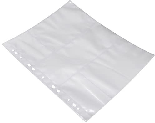 VELOFLEX 5347400 - Fotohüllen DIN A4, Fotosichthüllen, Sammel-Hüllen, für Fotogröße 10 x 15 cm quer, 5er