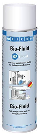 WEICON Bio-Fluid, 500 ml, Paraffinöl, hochreines medizinisches Weißöl, Holz Pflegeöl, Mineralöl, lebensmittelecht