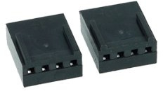 Phobya Fan Power Connector 4Pin PWM Stecker Inkl. 4 Pins - 2 Stück Black Kabel Connector