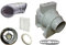 SMF100T 220 m3/h 61 l/s Timer Inline Extractor Shower Light LED 3w Extractor Fan Shower Kit 4 100mm
