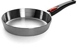 Woll Concept PRO Bratpfanne - Induktiv -, Ø 24 cm, 5 cm hoch, Geeignet für alle Herdarten, Edelstahl, backofenfest bis zu 220°, silber