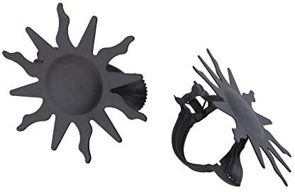 DécoProfi Donauklammer Motivklammer Drapierklammer Sonne Ø 35 mm schwarz, 2 Stück