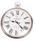Large 42cm Round Copper Roman Numeral Pocket Watch Kensington Station Wall Clock