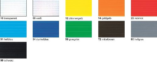 Bastel - Stegplatten 50x70CM,10PL.SCHWARZ