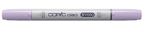 COPIC Ciao Marker Typ BV - 000, Iridescent Mauve, vielseitiger Layoutmarker, mit einer mittelbreiten und einer Brush-Spitze