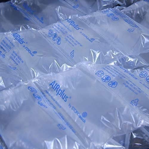 4U-Onlinehandel 200 x AIRplus® Luftkissen Luftpolsterkissen Füllmaterial Luftpolster Lufttaschen - Polyethylen niedriger Dichte - Weiß - Verpackungsmaterial - Luftkissen