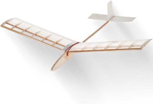 matches21 HOME & HOBBY Segelflieger Flyer DIY Holz Bastelset für Kinder ab 13 Jahren Modellbau Flugzeug Bausatz