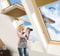 FAKRO Dachfenster Mit Höher Versetzter Schwingachse Aus Holz FYP-V U3 78 x 160