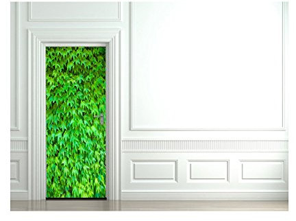 Stickers pour porte Mur de lierre - L 93cm x H 205cm