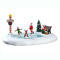 Lemax - North Pole Ice Follies - Breite 28,5cm - Animierte Weihnachtsfiguren auf EIS - Batteriebetrieben - Weihnachtswelt Zubehör