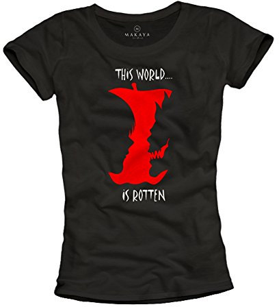 This World is Rotten - Shinigami Death Note T-Shirt schwarz M