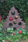 Japan Koi Edelrost Weihnachtsbaum 60cm hoch