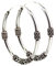 Bali Creolen aus 925 Sterling Silber Durchmesser 3cm