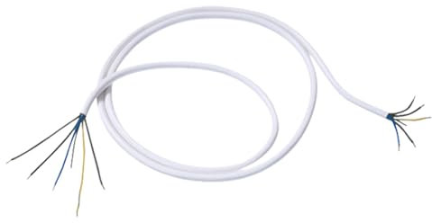 Bachmann 119.272 Herdleitung H05VV-F 5G2.50, 3,00m Weiss Aderendhülsen