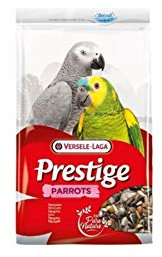 Versele-Laga Prestige Loros | 1 kg | Alimento complementario para loros | Mezcla de cereales y semillas de alta calidad | Con semillas de girasol rayadas y cacahuetes